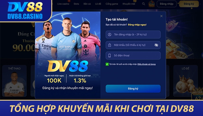Cách đăng ký DV88