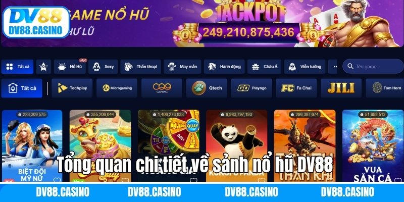 Nổ Hũ DV88 - Cơ Hội Trúng Jackpot Lên Hàng Tỷ Đồng 1 Tổng quan chi tiết về sảnh nổ hũ DV88